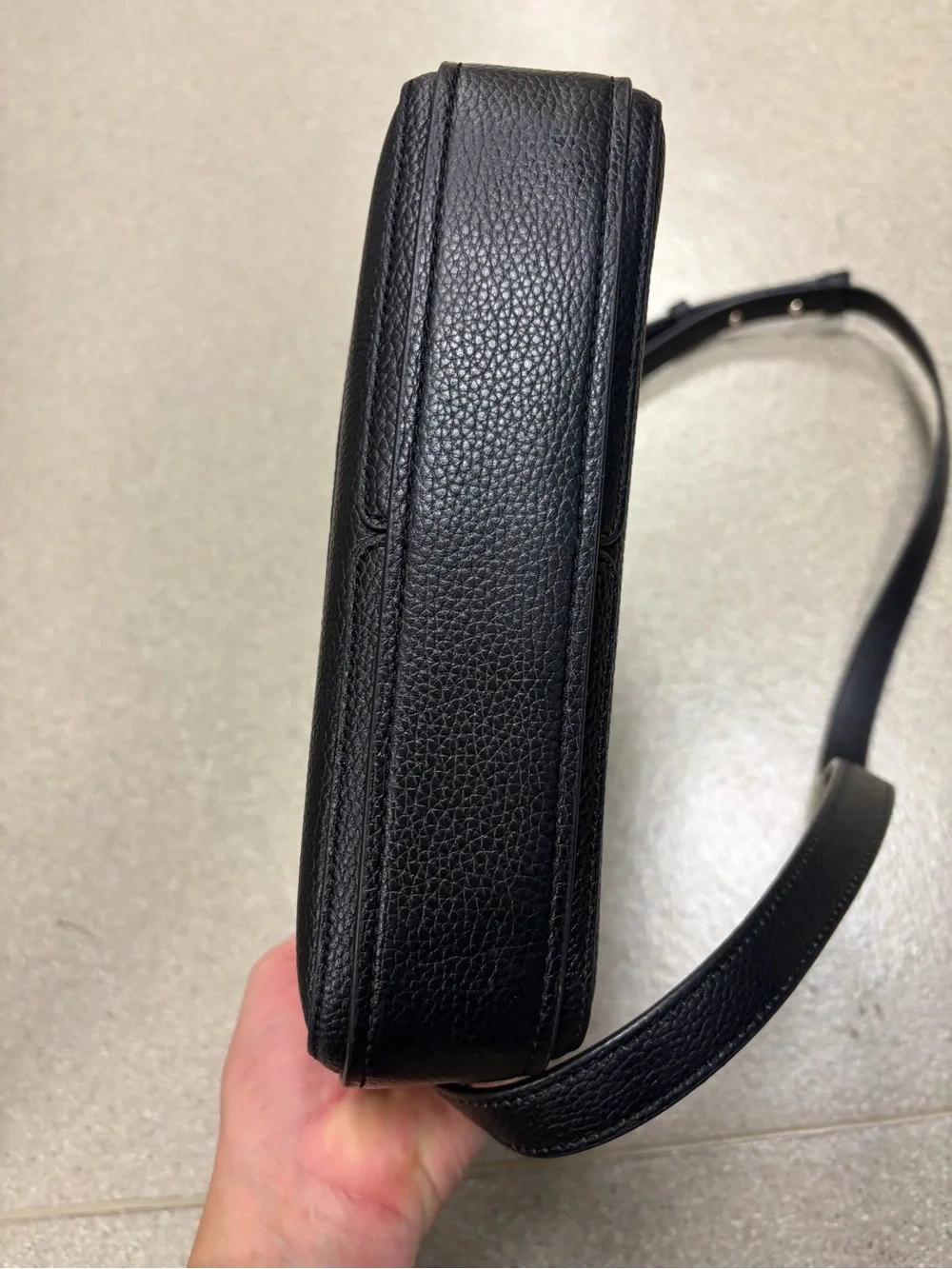 kate spade Black Pebbled Leather Crossbody Purse